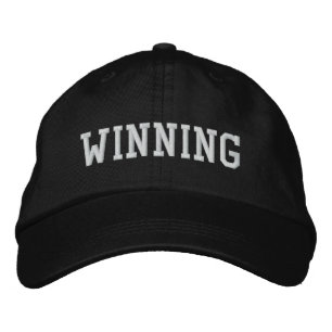 WINNING EMBROIDERED HAT