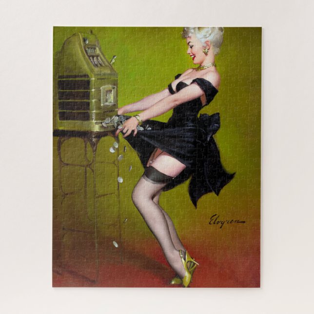 Winning Pin Up Jigsaw Puzzle (Vertical)