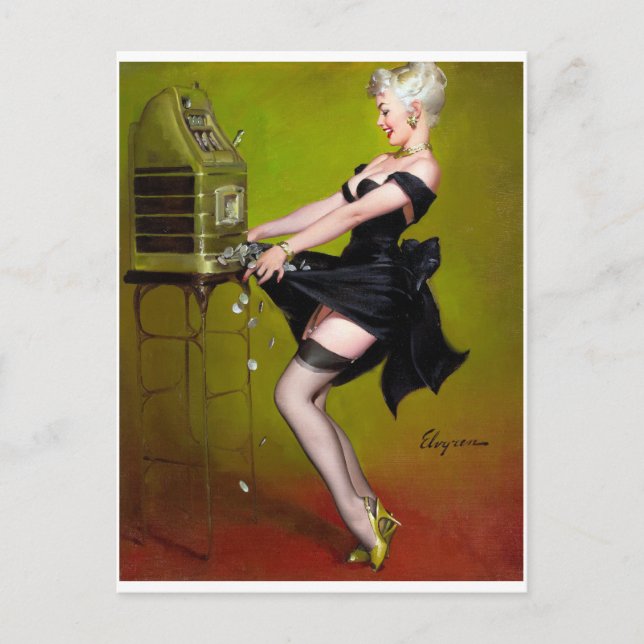 Winning Pin Up Postcard (Front)