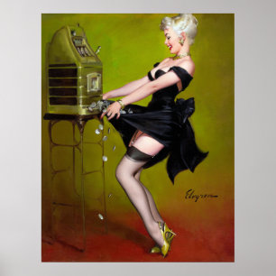 Winning Pin Up Poster