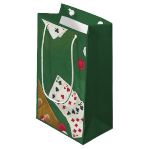 Winning Poker Hand Six Through Ten Small Gift Bag