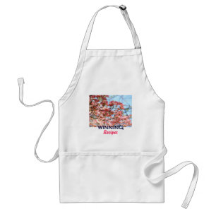 Winning Recipes aprons Floral Pink Dogwood Flowers