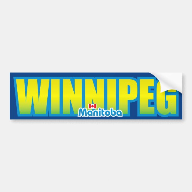 Winnipeg Bumper Bumper Sticker (Front)