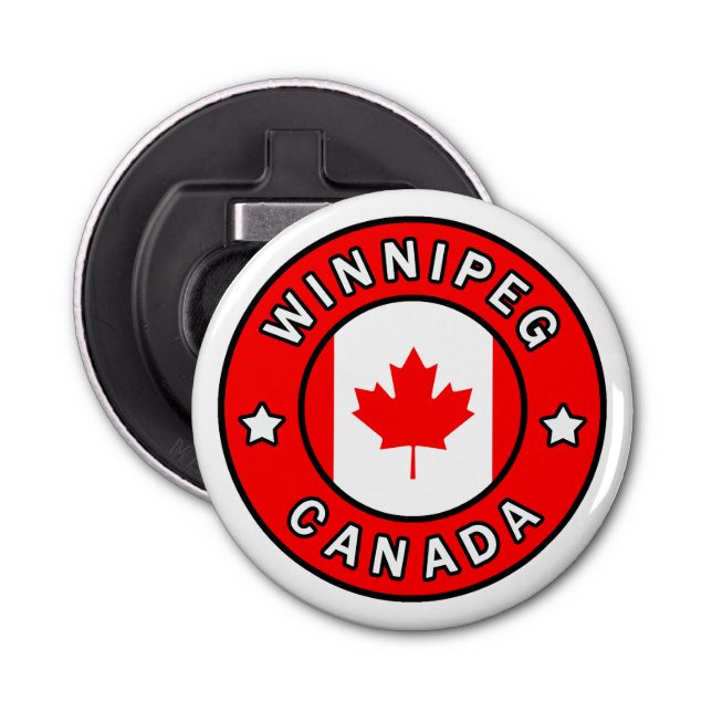 Winnipeg Canada Bottle Opener (Front)