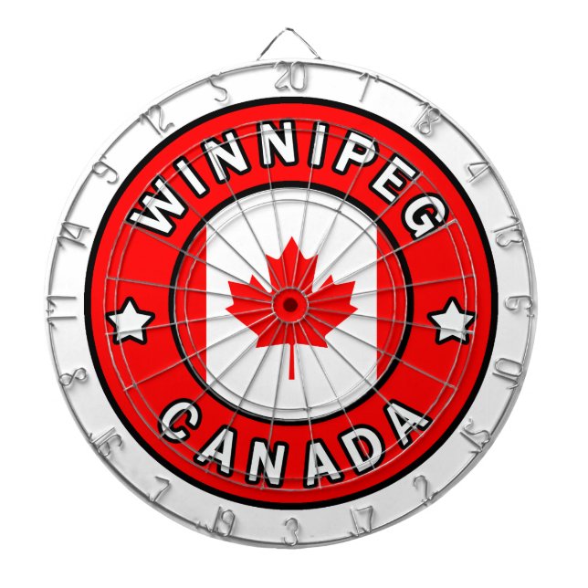 Winnipeg Canada Dartboard (Front)