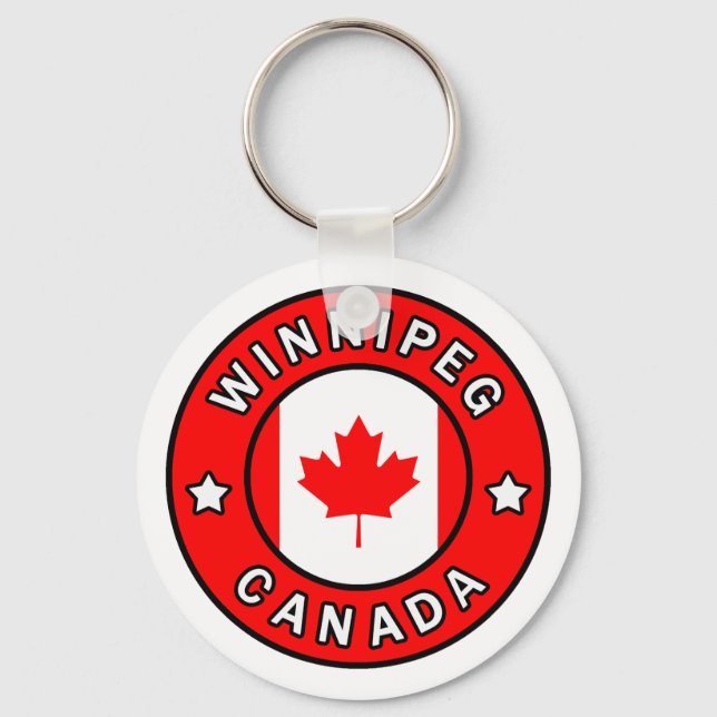Winnipeg Canada Key Ring (Front)