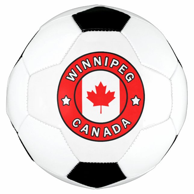 Winnipeg Canada Soccer Ball (Front)