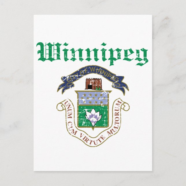 Winnipeg designs postcard (Front)