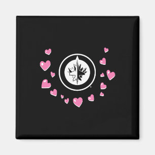 Winnipeg Jets Valentine Love Nhl Officially Licens Magnet