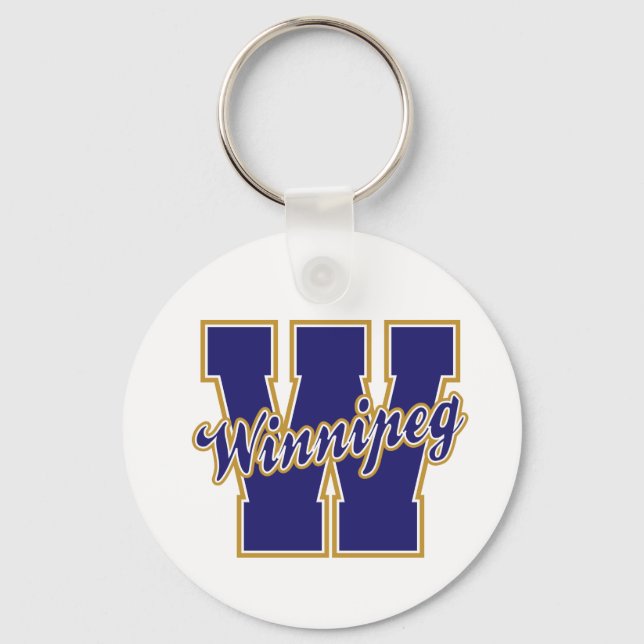 Winnipeg Letter Key Ring (Front)