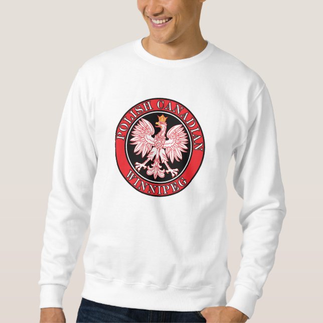 Winnipeg Polish Canadian Eagle Sweatshirt (Front)
