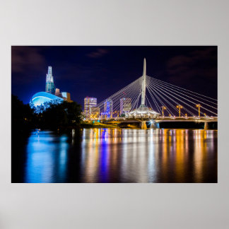 Winnipeg Skyline Poster