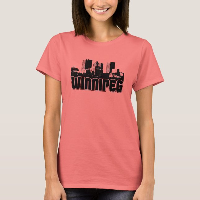 Winnipeg Skyline T-Shirt (Front)