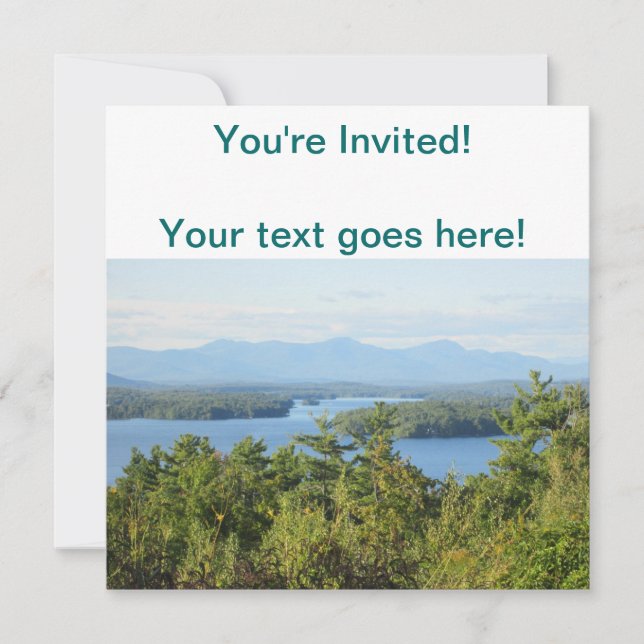 Winnipesaukee Overlook Invitation (Front)