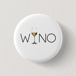 Wino Wine Lover Glass 3 Cm Round Badge