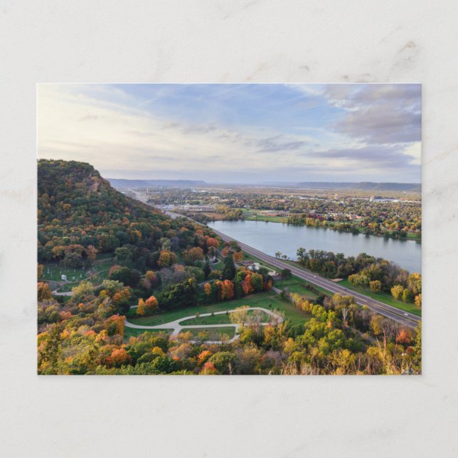 Winona Beauty Overlook Postcard (Front)