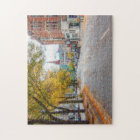 Winona MN Puzzle Downtown Painting Effect