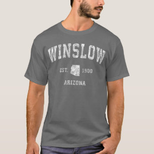 Winslow Arizona AZ Vintage Athletic Sports Design T-Shirt