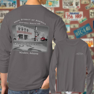 Winslow Arizona Red Splash Photograph T-Shirt
