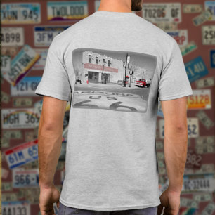 Winslow Arizona Red Splash Photograph T-Shirt