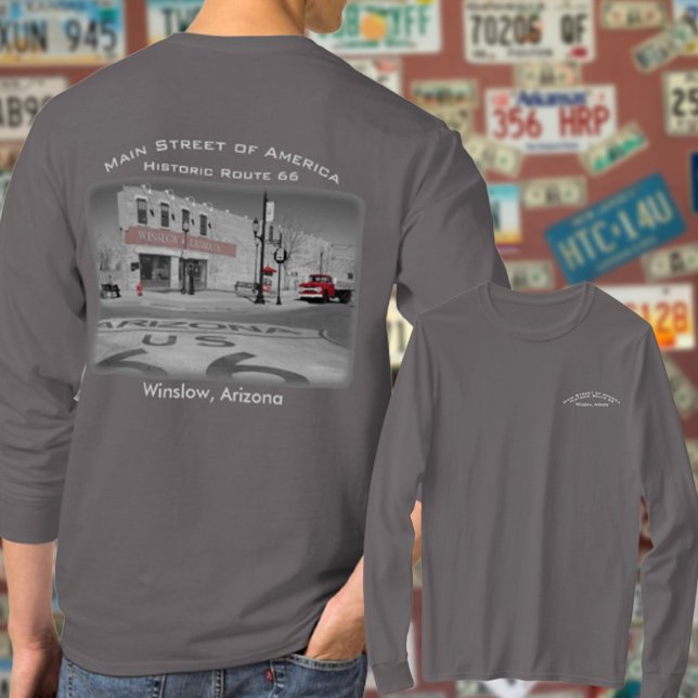 Winslow Arizona Red Splash Photograph T-Shirt (Creator Uploaded)