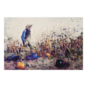 Winslow Homer - Among the Vegetables, Poster