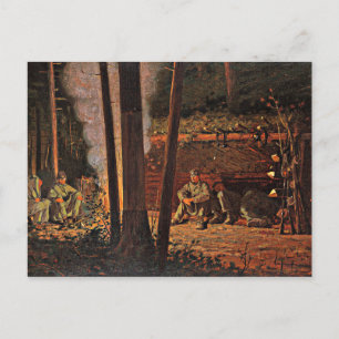 Winslow Homer art - In Front of Yorktown Postcard