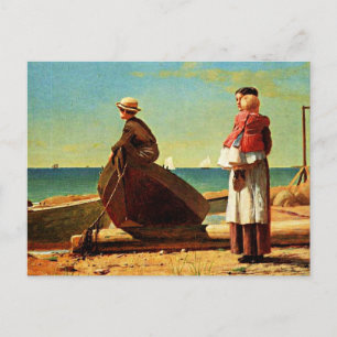 Winslow Homer artwork, Dad's Coming, Postcard