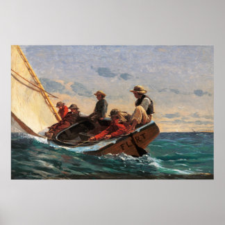 Winslow Homer "Breezing Up (A Fair Wind)" Poster