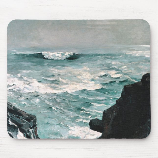 Winslow Homer - Cannon Rock Mouse Pad (Front)