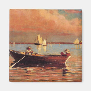 Winslow Homer: Glouchester Harbour, 1873, artwork Magnet