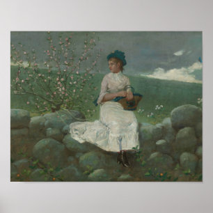 Winslow Homer - Peach Blossoms Poster