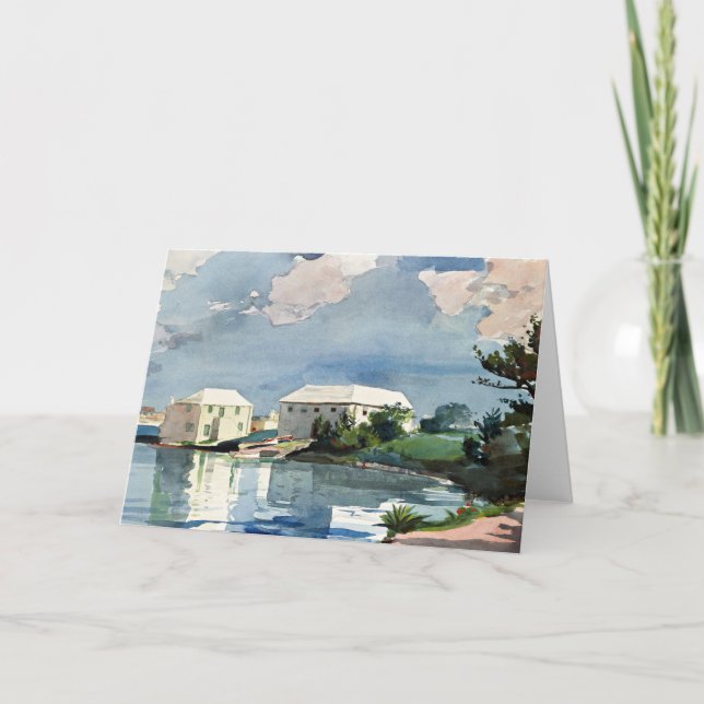 Winslow Homer, Salt Kettle, Bermuda Card (Front)