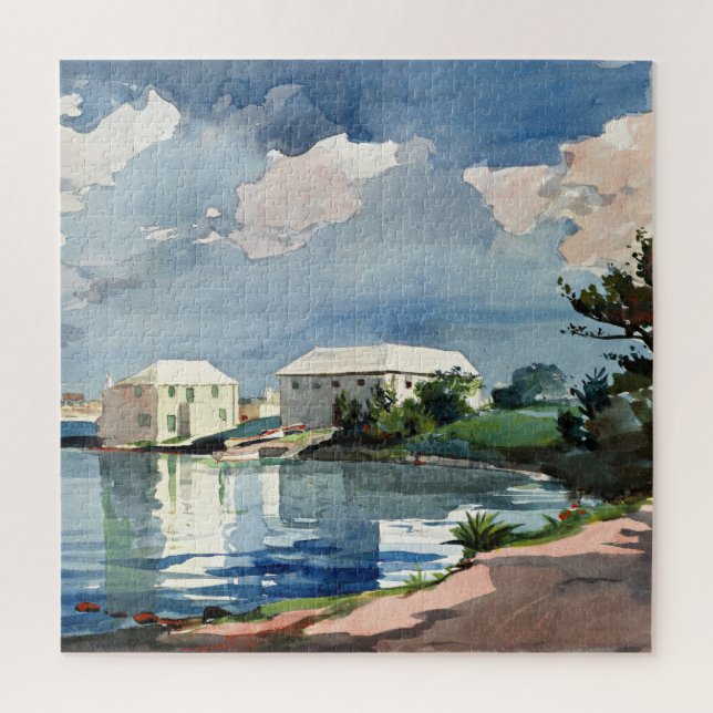 Winslow Homer, Salt Kettle, Bermuda Jigsaw Puzzle (Vertical)