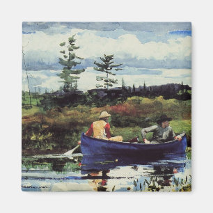 Winslow Homer: The Blue Boat, 1892, artwork Magnet