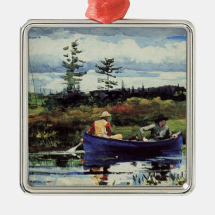 Winslow Homer: The Blue Boat, 1892, artwork Metal Tree Decoration