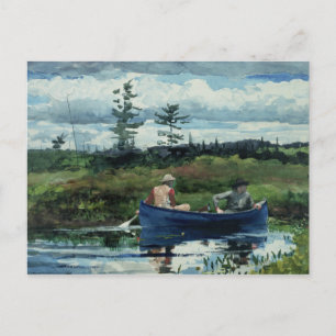 Winslow Homer - The Blue Boat Postcard