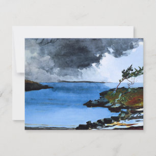 Winslow Homer - The Coming Storm Card