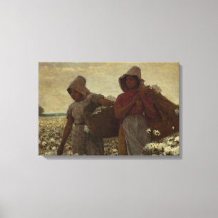 Winslow Homer - The Cotton Pickers Canvas Print