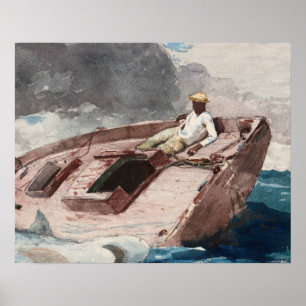 Winslow Homer - The Gulf Stream Poster