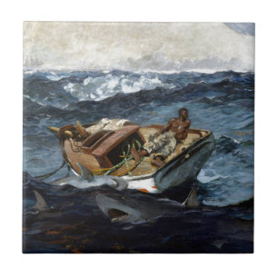 Winslow Homer The Gulf Stream Tile