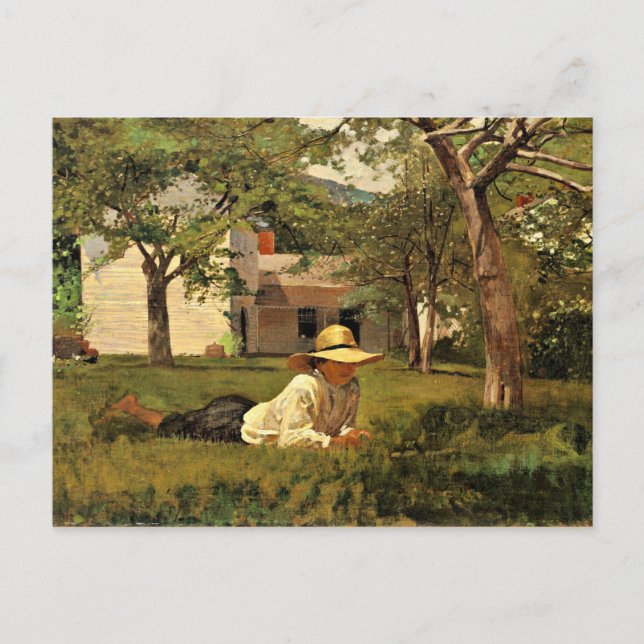 Winslow Homer - The Nooning Postcard (Front)