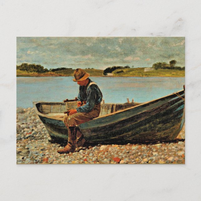 Winslow Homer - Winding Line Postcard (Front)