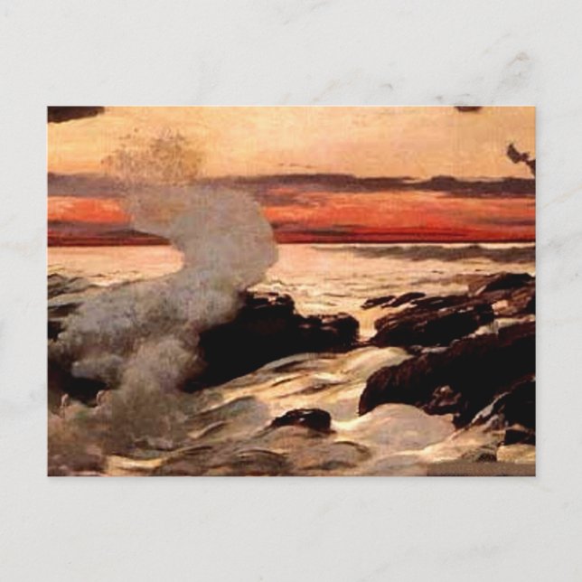Winslow Homer's Prout’s Neck Postcard (Front)