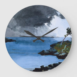 Winslow Homer's "The Coming Storm" Large Clock