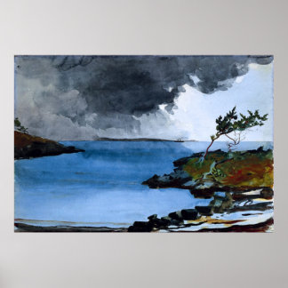 Winslow Homer's "The Coming Storm" - Print
