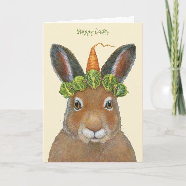 Winslow the hare Easter card (Front)
