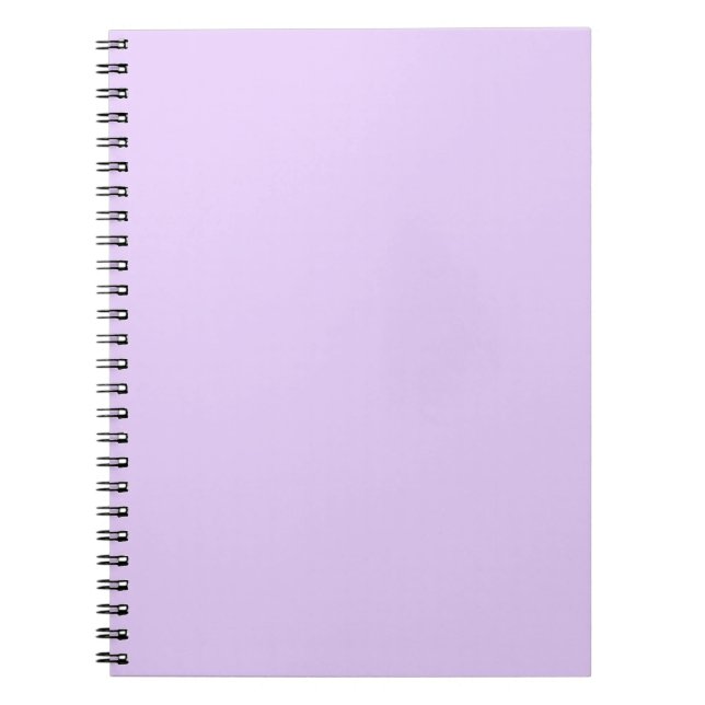 Winsome Orchid Violet Pastel Purple 2015 Colour Notebook (Front)