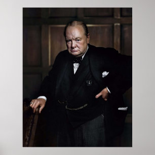 Winston Churchill 1941 by Yousuf Karsh Poster