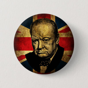 Winston Churchill 6 Cm Round Badge